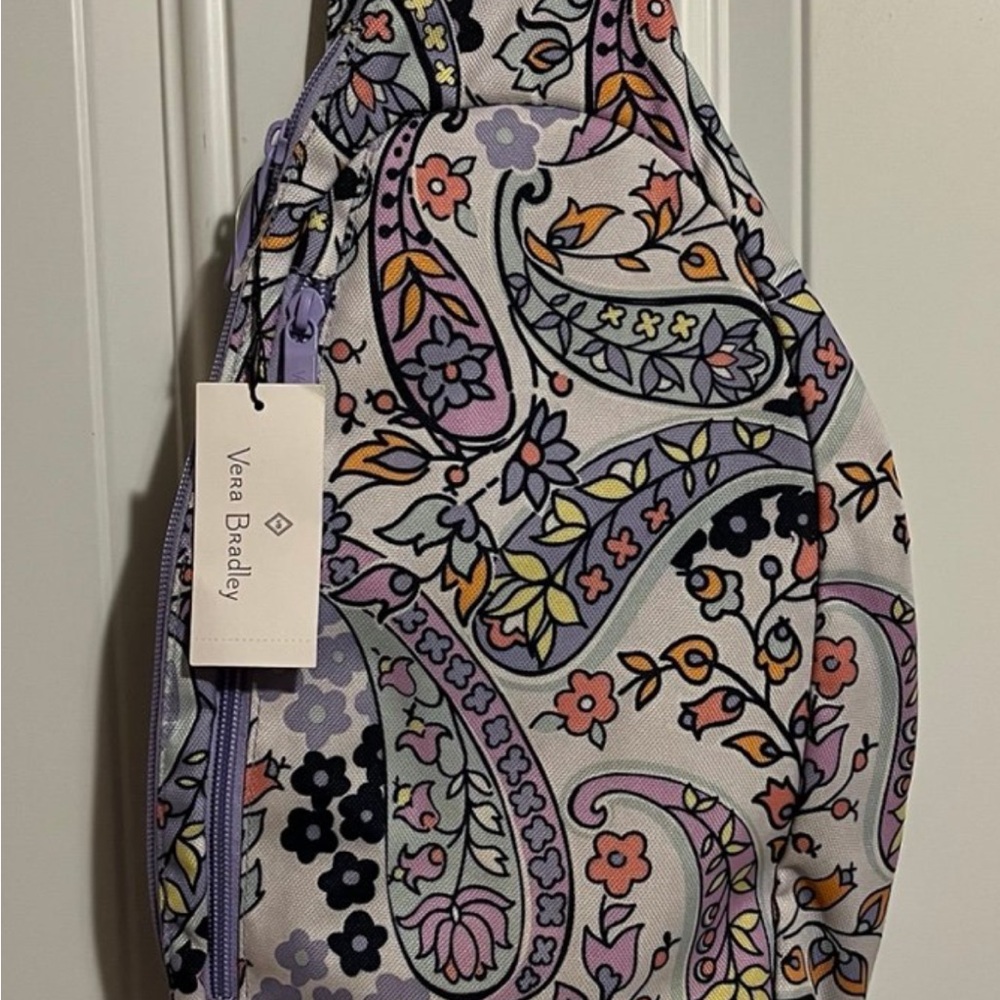 Vera Bradley Floral Paisley Sling Bag